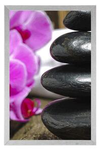 Plakat Kamienie relaksacyjne Zen
