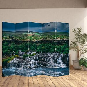 Parawan - Wodospad w przyrodzie (210x170 cm)