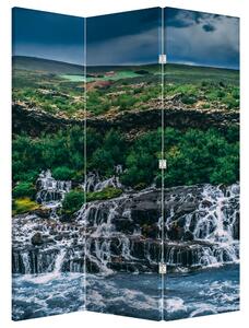 Parawan - Wodospad w przyrodzie (126x170 cm)