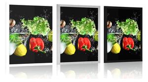 Plakat owoce i warzywa
