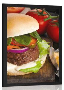 Plakat Amerykański hamburger