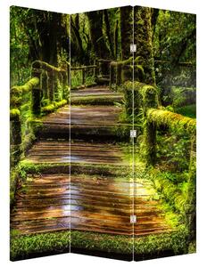Parawan - Schody w lesie deszczowym (126x170 cm)