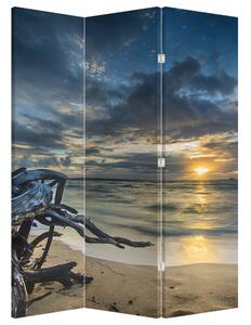 Parawan - Morze o zachodzie Słońca (126x170 cm)