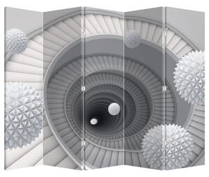 Parawan - Abstrakcja 3D (210x170 cm)