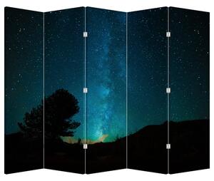 Parawan - Nocne niebo z gwiazdami (210x170 cm)