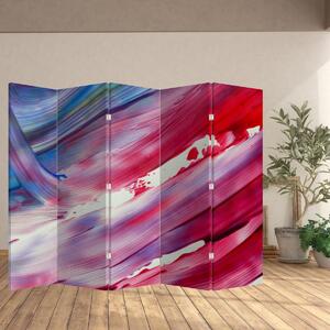 Parawan - Kolory różowy i niebieski (210x170 cm)