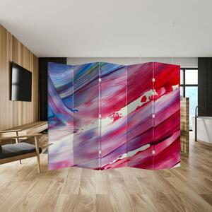 Parawan - Kolory różowy i niebieski (210x170 cm)