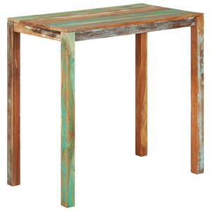 Stolik barowy, 112x60x108 cm, lite drewno z odzysku