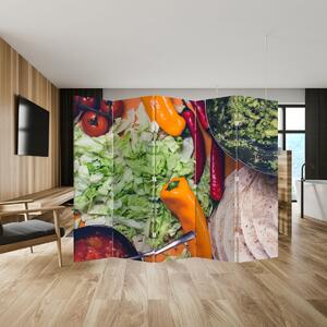 Parawan - Warzywa (210x170 cm)