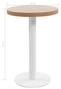 Stolik bistro, jasnobrązowy, 50 cm, mdf
