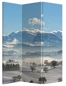 Parawan - Zaśnieżone góry (126x170 cm)