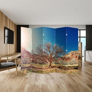 Parawan - Drzewo na pustyni (210x170 cm)