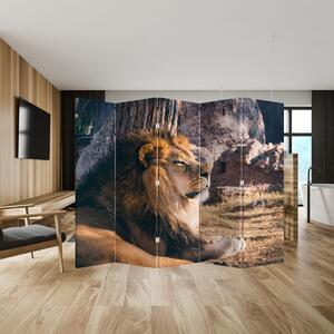 Parawan - Leżący lew (210x170 cm)