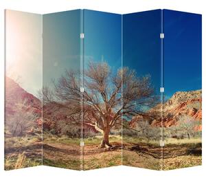 Parawan - Drzewo na pustyni (210x170 cm)