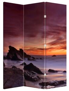Parawan - Zachód Słońca na wybrzeżu (126x170 cm)