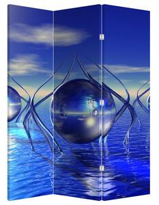 Parawan - Abstrakcja - woda (126x170 cm)