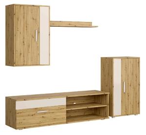 Zestaw mebli dąb artisan+kaszmir L1-S76