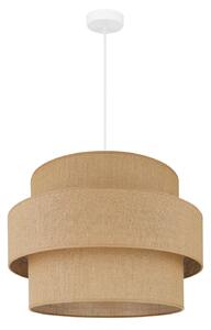 Lampa Wisząca Duolla, Space, brąz rdzawy, sypialnia, tkanina | tekstylia, boho