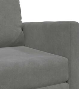Sofa bed ciemnoszary 74 x 77 x 81 cm aksamit