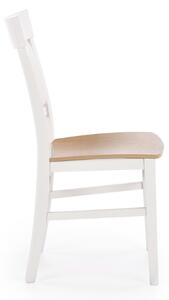 Bukowe krzesło do jadalni Białe VENESIA