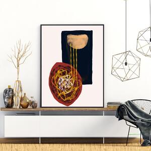 Plakat - Artystyczna abstrakcja (A4)