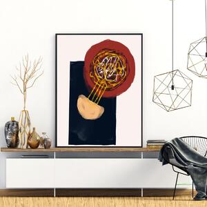 Plakat - Artystyczna abstrakcja (A4)