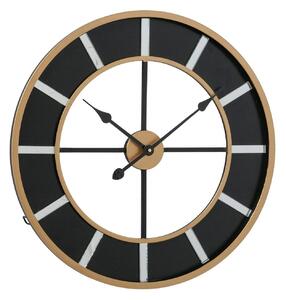 Zegar czarny loft COLORADO, Ø 60 cm