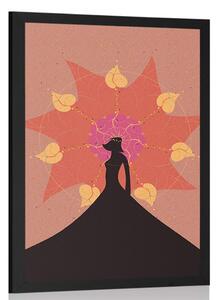 Plakat królowa kwiatów
