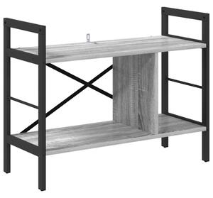 Półka na książki szary sonoma 75 x 30 x 58,5 cm