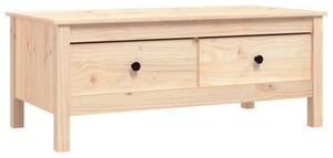 Stolik kawowy, 100x50x40 cm, lite drewno sosnowe