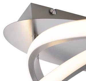 Designerska lampa sufitowa ze stali, w tym 3-stopniowe ściemnianie LED - Ruta Oswietlenie wewnetrzne