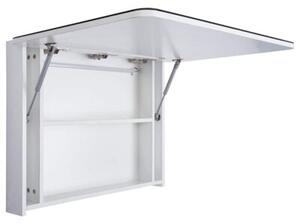 Szafka łazienkowa z lustrem i LED, 80 x 9,5 x 55 cm