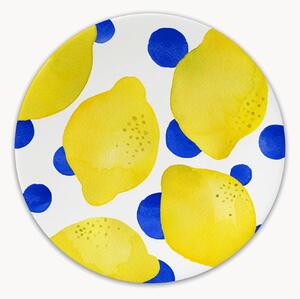 Talerz deserowy Lemon & Dots