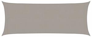 Żagiel przeciwsłoneczny, 160 g/m², jasnoszary, 2x4,5 m, hdpe