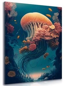 Obraz surrealistyczna meduza