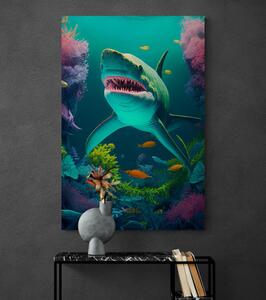 Obraz surrealistyczny rekin