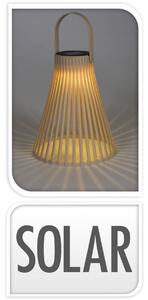 Lampion solarny, taupe, 23,5 cm