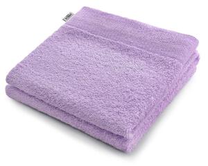 AmeliaHome - Ręcznik kąpielowy Bawełniany Gładki Liliowy AMARI-30x50 cm