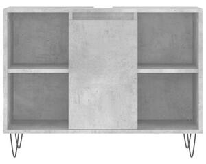 Szafka łazienkowa, szarość betonu, 80x33x60 cm
