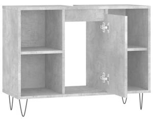 Szafka łazienkowa, szarość betonu, 80x33x60 cm