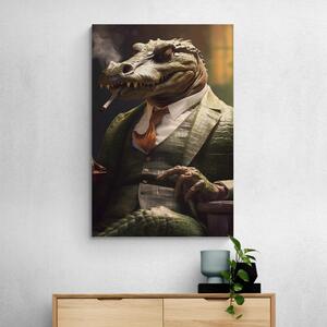 Obrazy zwierzęcy gangster krokodyl