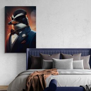 Obrazy zwierzęcy gangster pingwin