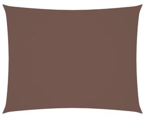 Prostokątny żagiel ogrodowy, tkanina oxford, 2,5x4 m, brązowy