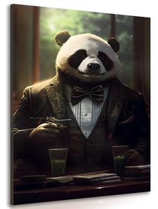 Obrazy zwierzęcy gangster panda