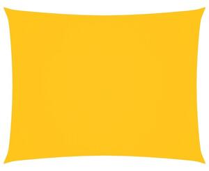 Prostokątny żagiel ogrodowy z tkaniny oxford, 4x6 m, żółty