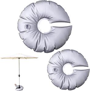 Obciążnik do parasola 2-elementowy, PVC, na balkon