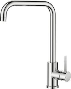 Bateria kuchenna 371 mm, polerowany chrom, obrotowa 360 stopni, kształt L, do kuchni