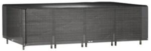 Pokrowce na meble ogrodowe, 2 szt., 16 oczek, 325x205x90 cm
