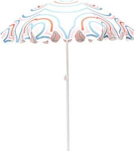 Parasol plażowy i ogrodowy 160 cm - Niebieski - Kompaktowy parasol do ogrodu i na wakacje