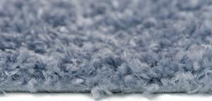 Prostokątny niebieski dywan shaggy - Undo 3X